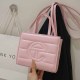Pink Fashion Street Solid Patchwork Bags