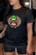 Black Fashion Casual Character Print Letter O Neck T-Shirts