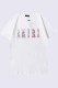 White Fashion Casual Print Letter O Neck T-Shirts