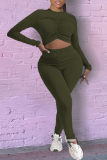 Blue Sexy Solid Hollowed Out Half A Turtleneck Skinny Jumpsuits