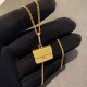 Gold Fashion Simplicity Geometric Chains Necklaces
