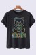 Black Fashion Casual Character Print Letter O Neck T-Shirts