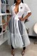 White Fashion Sweet Print Patchwork Letter Turndown Collar A Line Dresses