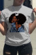 Grey Fashion Vintage Print Patchwork O Neck T-Shirts