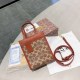 Brown Fashion Casual Print Patchwork Bags