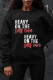 Black Fashion Street Print Patchwork Letter O Neck Tops