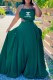 Green Fashion Sexy Print Backless Letter Spaghetti Strap A Line Dresses