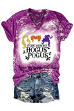 Red Fashion Casual Print Basic O Neck T-Shirts