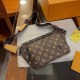 Brown Fashion Vintage Print Letter Bags