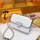 White Fashion Casual Letter Patchwork Bags