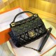 Black Fashion Street Solid Chains Bags