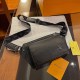 Black Fashion Vintage Letter Patchwork Bags