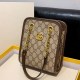 Khaki Fashion Street Letter Chains Bags