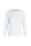 White Fashion Street Solid Patchwork O Neck Tops