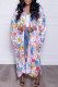 Multicolor Fashion Casual Print Cardigan Outerwear