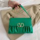 Green Fashion Solid Chains Bags
