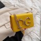 Yellow Fashion Vintage Letter Chains Bags
