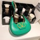 Green Fashion Casual Solid Patchwork Bags
