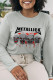 Grey Fashion Party Print Patchwork O Neck Tops