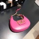 Rose Red Fashion Casual Solid Patchwork Bags