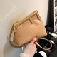 Khaki Fashion Simplicity Solid Letter Bags