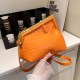 Orange Fashion Simplicity Solid Letter Bags