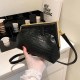 Black Fashion Simplicity Solid Letter Bags