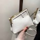White Fashion Simplicity Solid Letter Bags