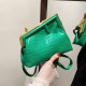 Green Fashion Simplicity Solid Letter Bags