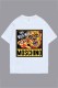 White Fashion Casual Print Letter O Neck T-Shirts