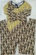 Fluorescent Yellow Fashion Print Patchwork Letter O Neck Jumpsuits