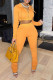 Yellow Casual Sportswear Solid Make Old Fold Hooded Collar Long Sleeve Two Pieces