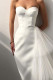 White Sexy Elegant Solid Patchwork Strapless One Step Skirt Dresses