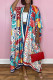 Colour Casual Print Cardigan Cardigan Collar Outerwear