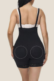Black Sexy Solid Patchwork Bustiers