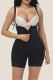 Black Sexy Solid Patchwork Bustiers