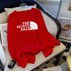 Red Casual Print Letter O Neck Tops