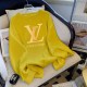 Yellow Casual Print Letter O Neck Tops