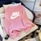 Pink Casual Print Letter O Neck Tops
