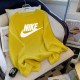 Yellow Casual Print Letter O Neck Tops