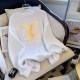 White Casual Print Letter O Neck Tops