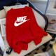 Red Casual Print Letter O Neck Tops