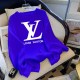 Royal Blue Casual Print Letter O Neck Tops
