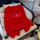 Red Casual Print Letter O Neck Tops