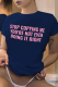 Navy Blue Casual Sweet Print Patchwork Letter O Neck T-Shirts