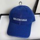 Blue Simplicity Letter Letter Hat
