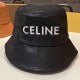 Black Vintage Letter Embroidered Hat