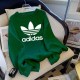 Green Casual Print Letter O Neck Tops