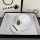 White Casual Letter Character Embroidered Hat