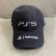 Black Casual Letter Embroidered Hat